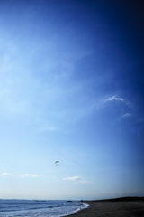 into the sky