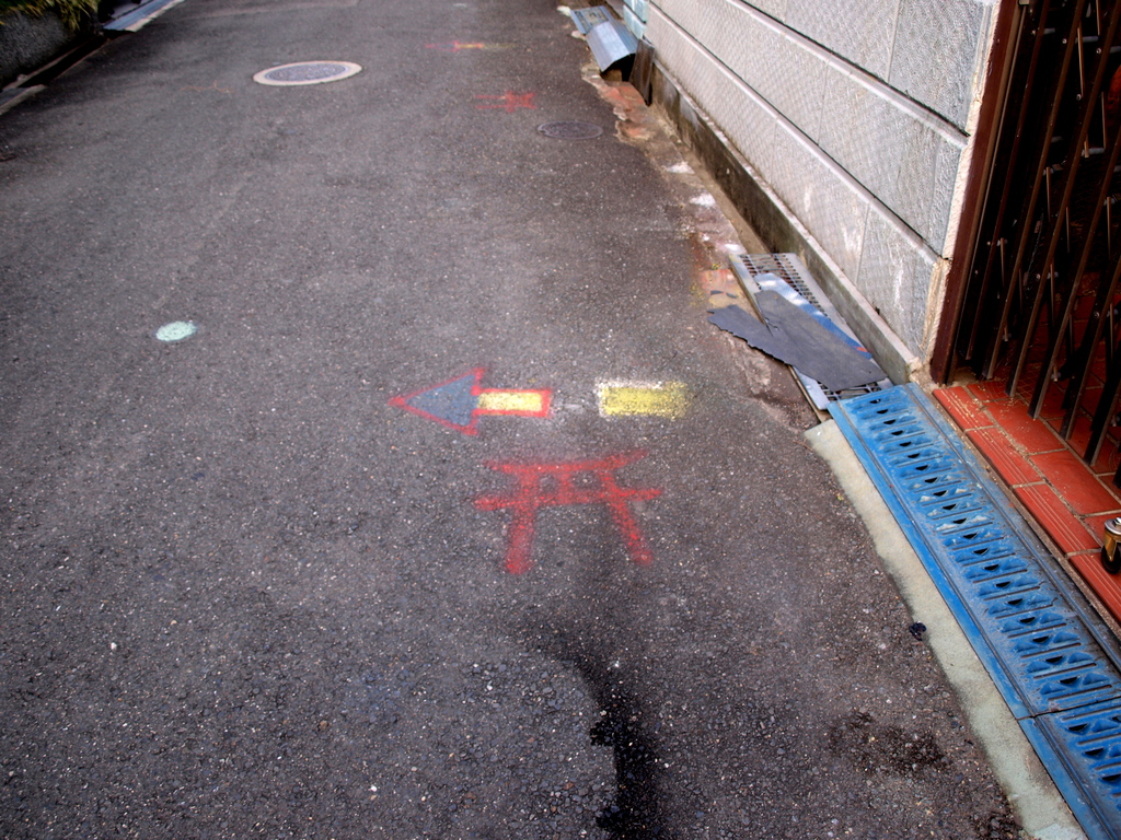 近所の道路に・・・