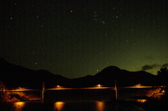 星空と橋