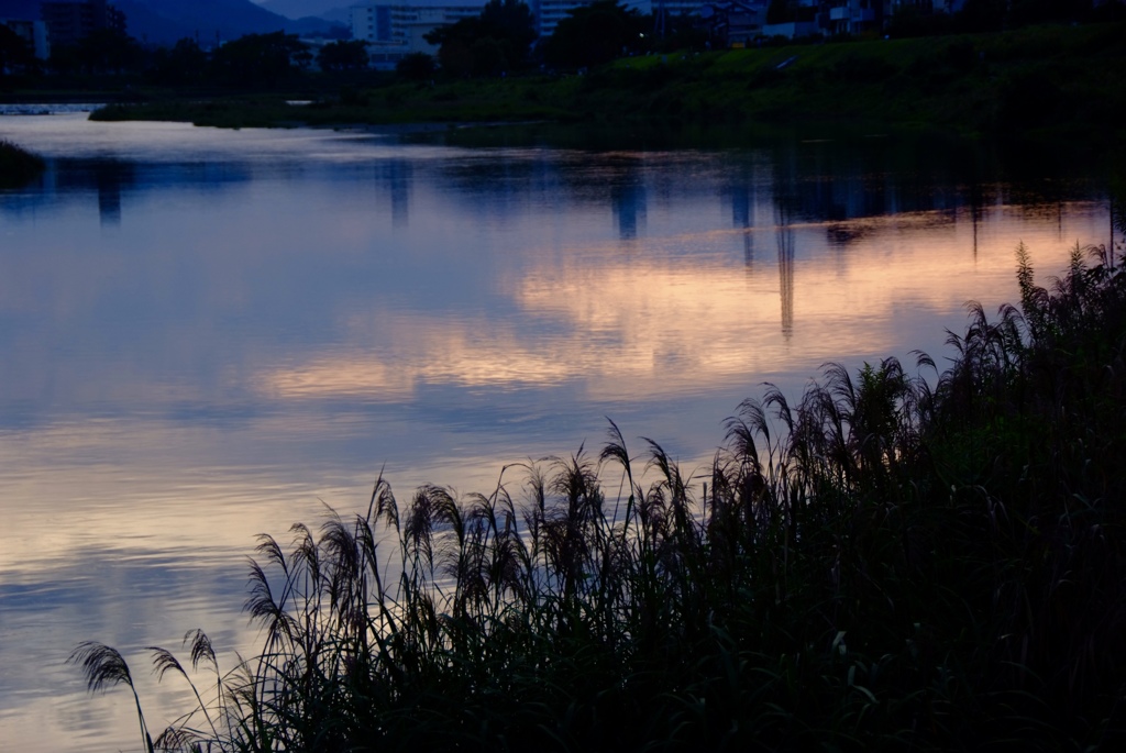 秋の夕暮れ時