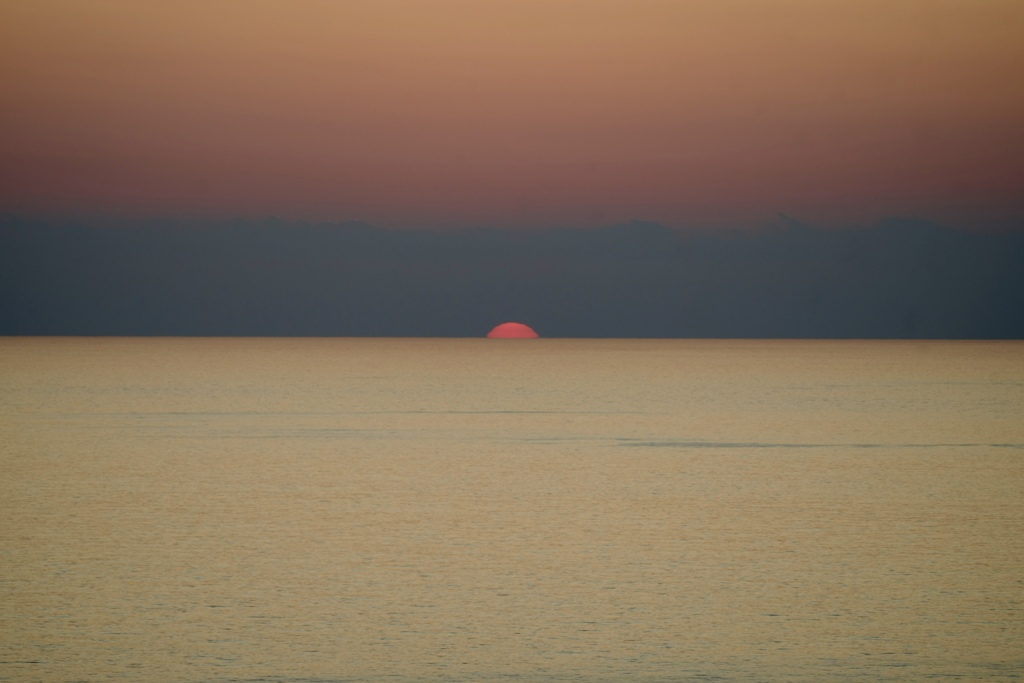 夕映え土佐湾