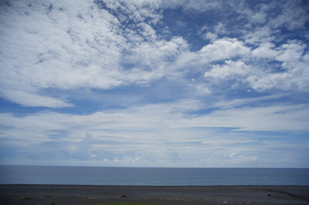 九月の海と移り気な空