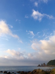 朝の海岸