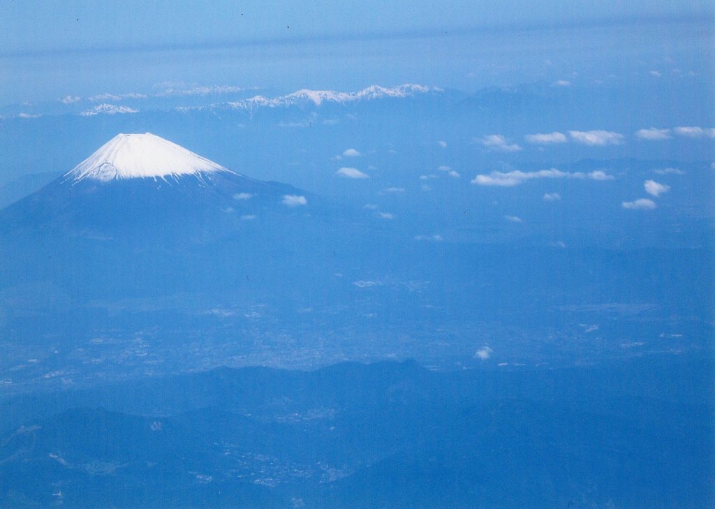 上空からの富士山
