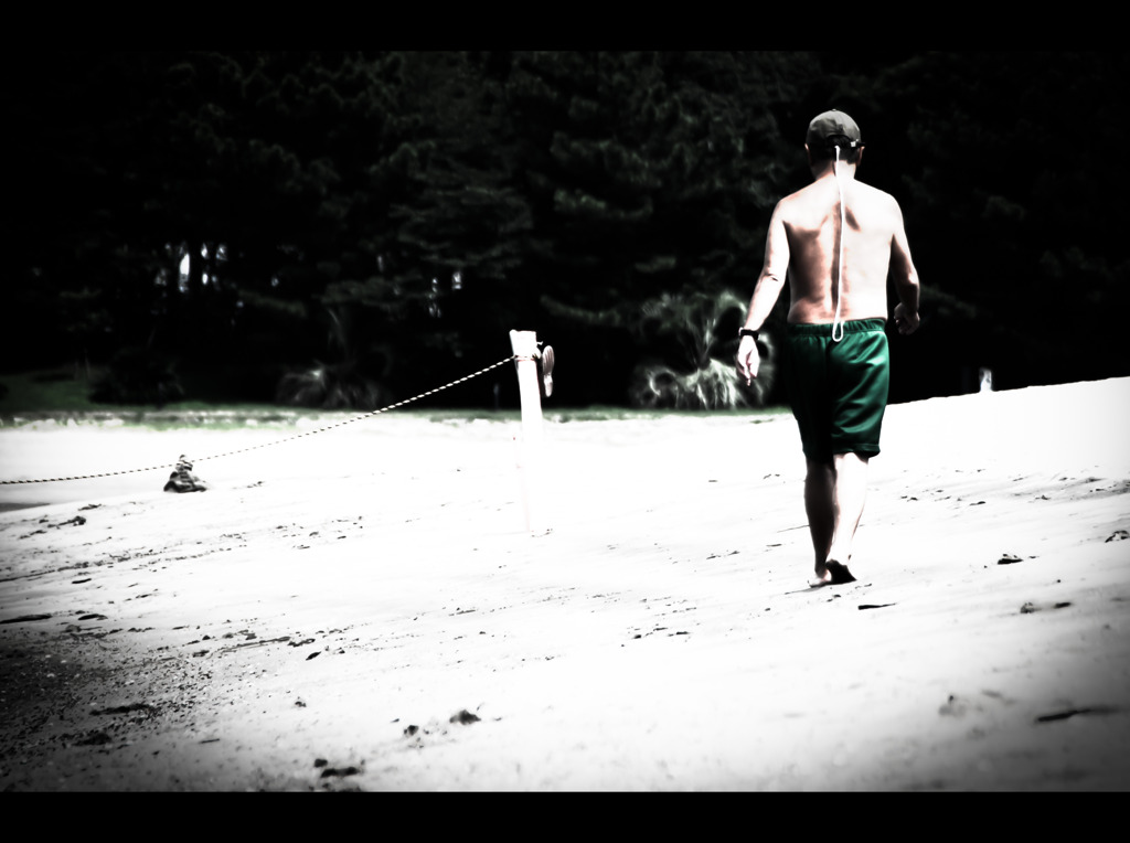 At the beach