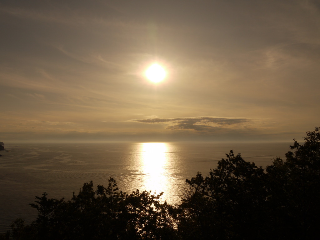 プユニ岬の夕陽