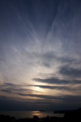 空・雲・江の島
