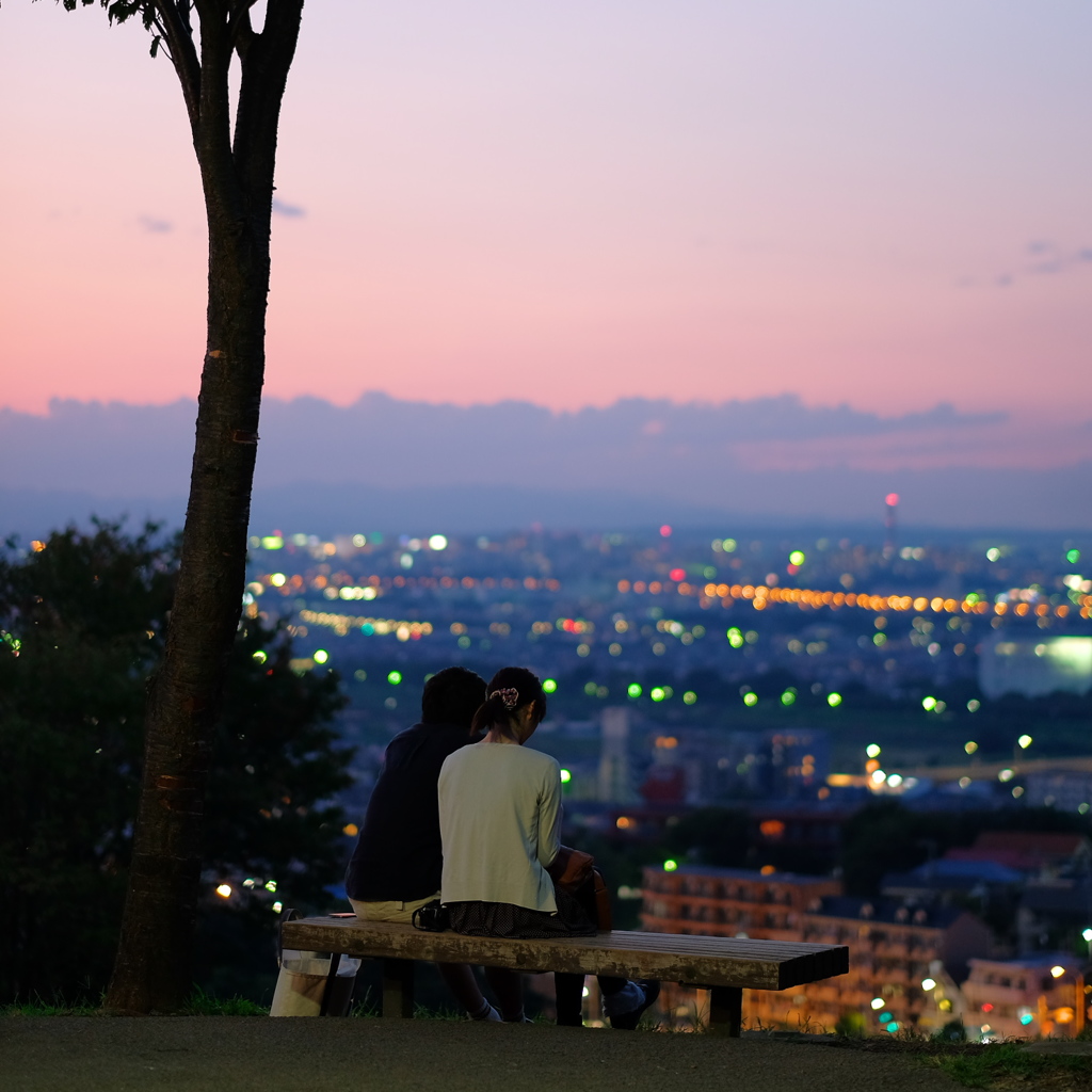 夕日の丘