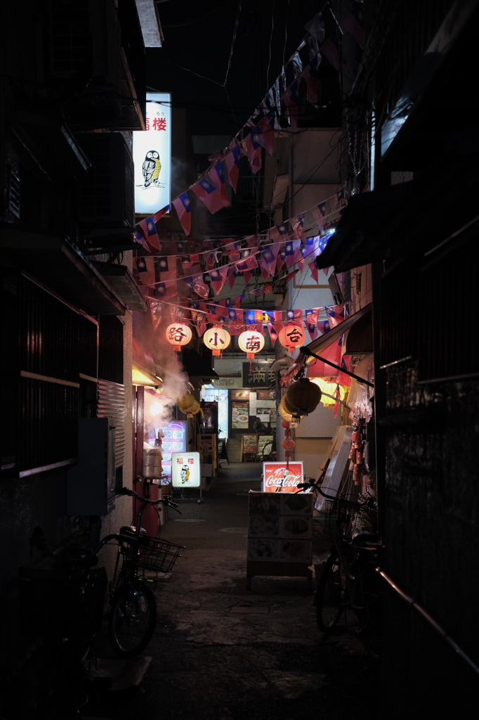 森の中