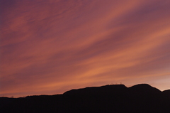 手稲山　夕暮れ