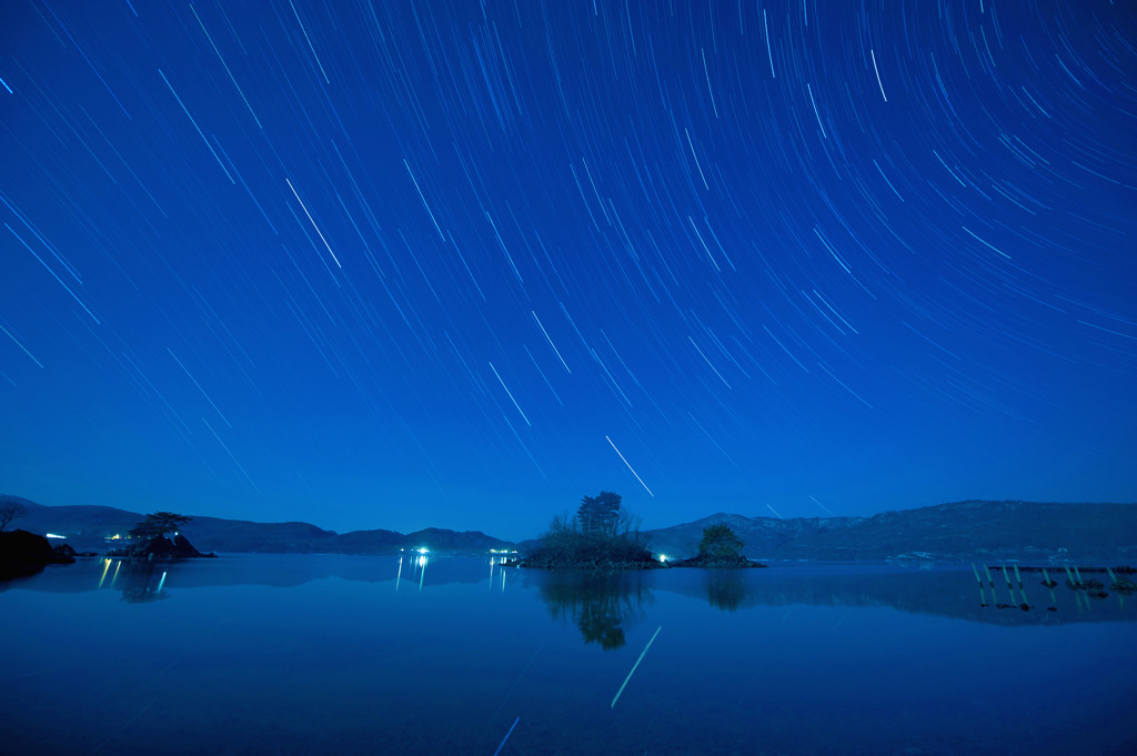 Starry lake