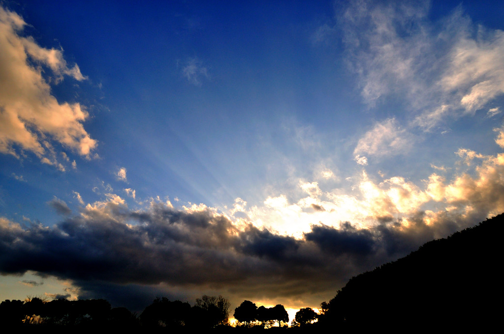 Explosion sky