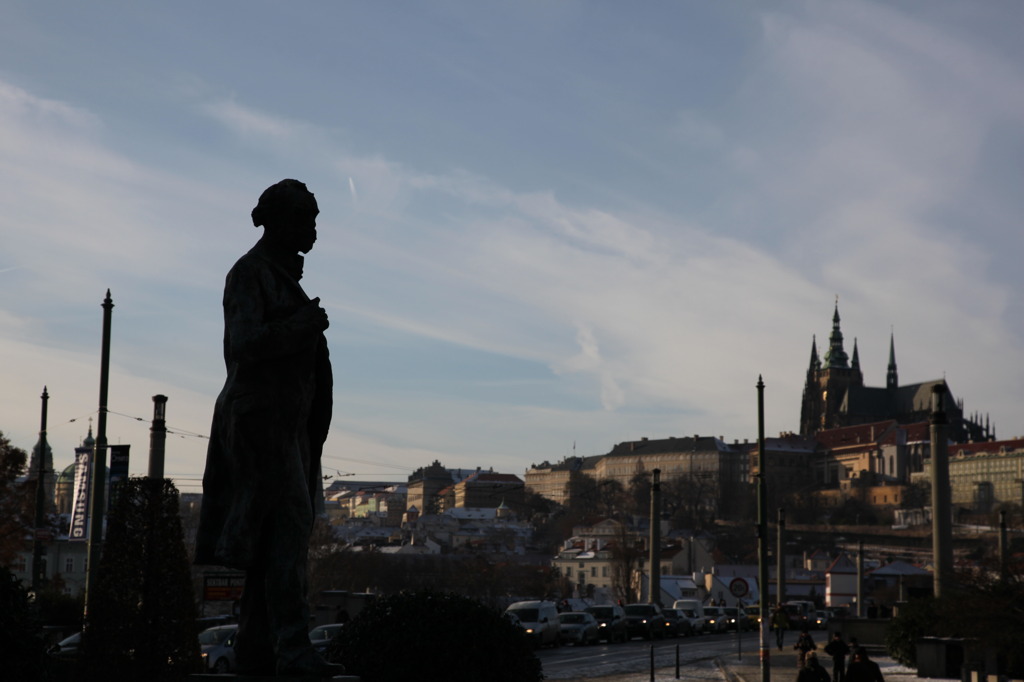ドヴォジャークさんとプラハ城