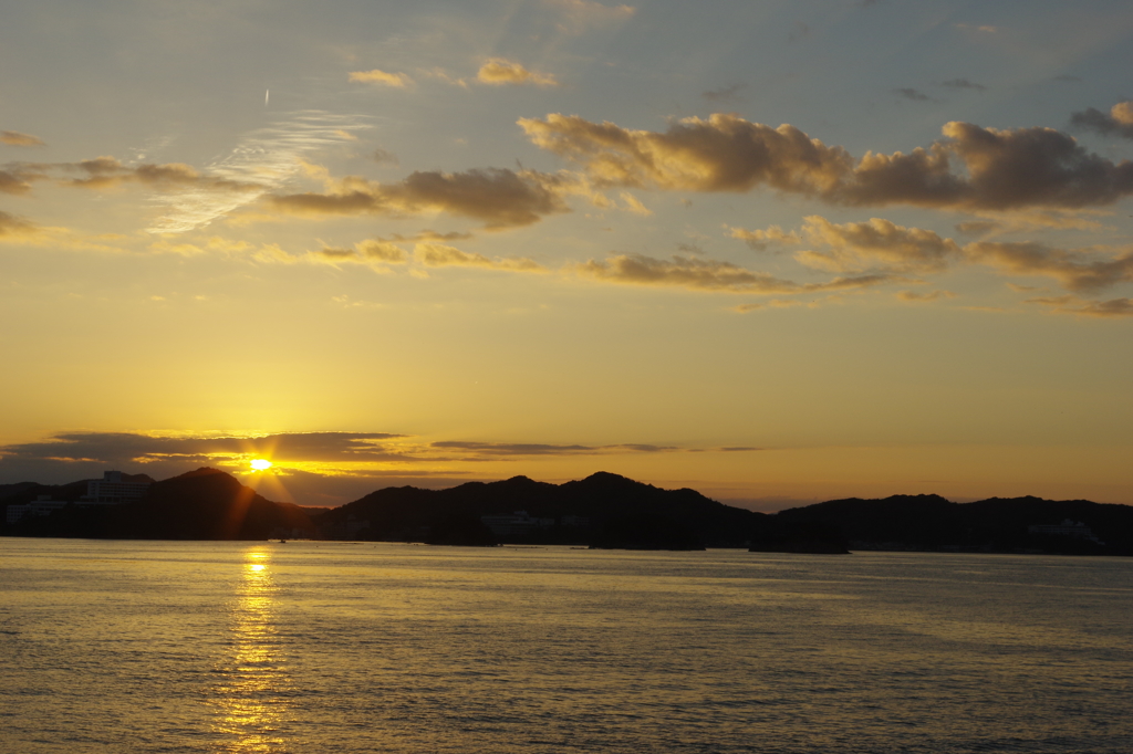鳥羽湾夕景④