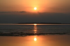 夕日に見とれて・・・③