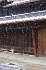 奈良町・雪③
