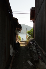湖水を望んで。