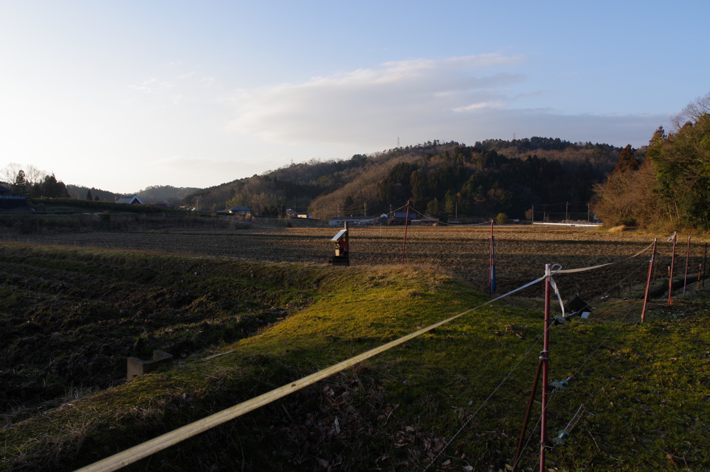 冬の田舎道・・・⑥