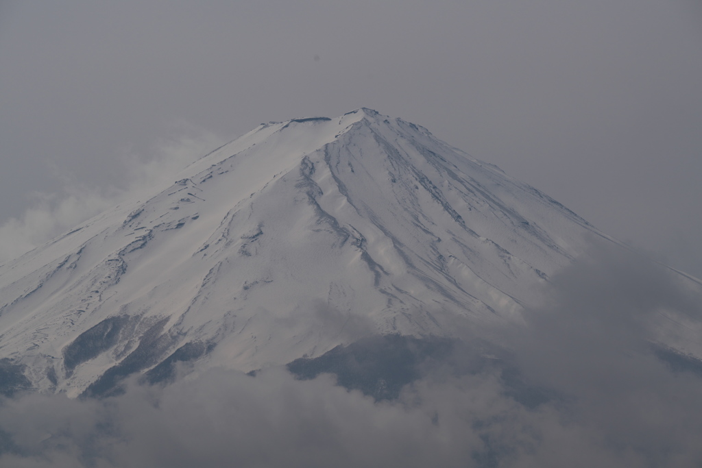 河口湖から富士山