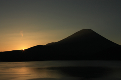 富士山から朝