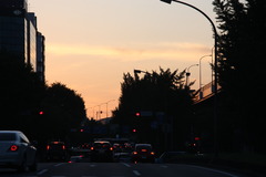 夕暮れの街