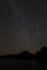 阿寒湖の星空