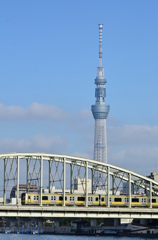 総武線とスカイツリー