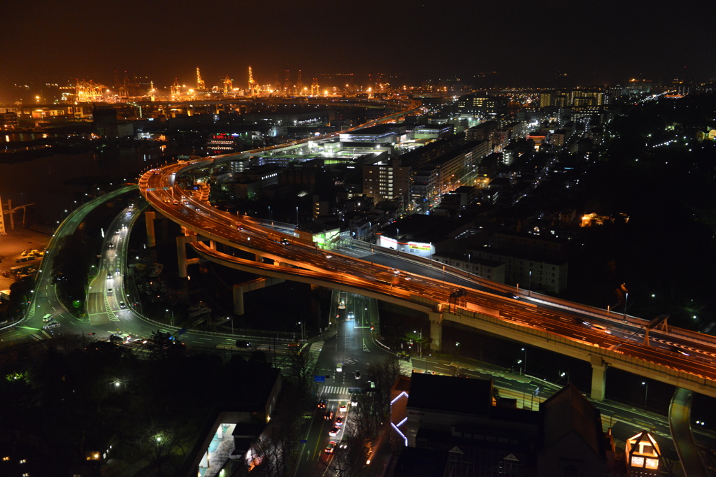 本牧夜景