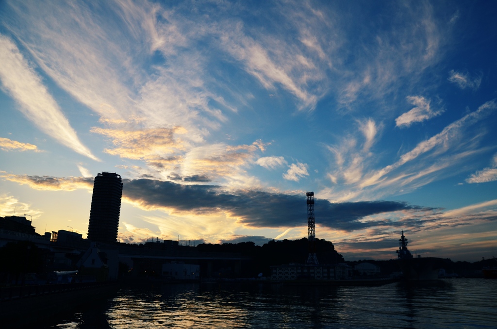 横須賀・夕景