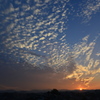 雨上がりの夕焼け　α
