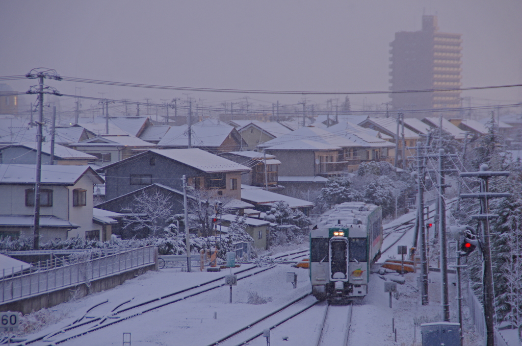 雪の朝