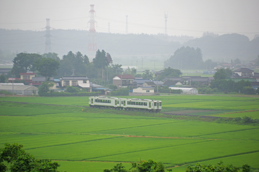 集落へ