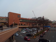 黄昏の仙台駅