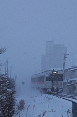 風雪を突く