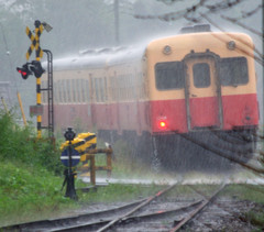 時ならぬ豪雨