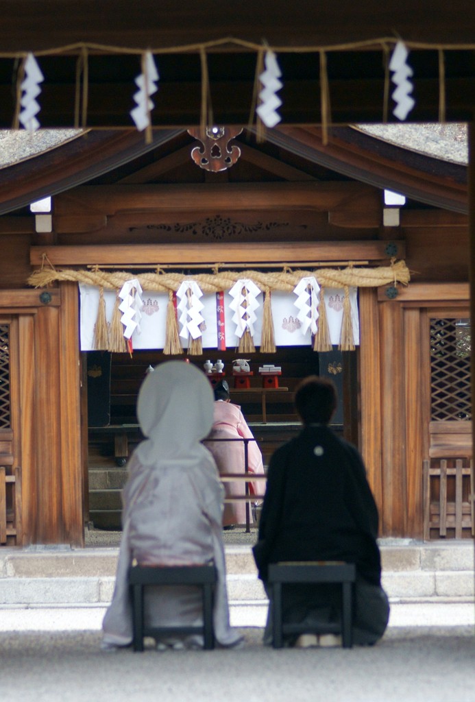 門出を祈願