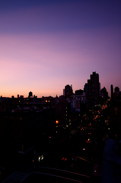 Midtown West at dusk