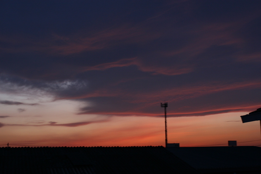 今日の夕焼け