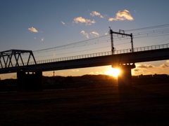 Tamagawa River in Winter 3