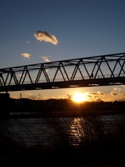 Tamagawa River in Winter 4