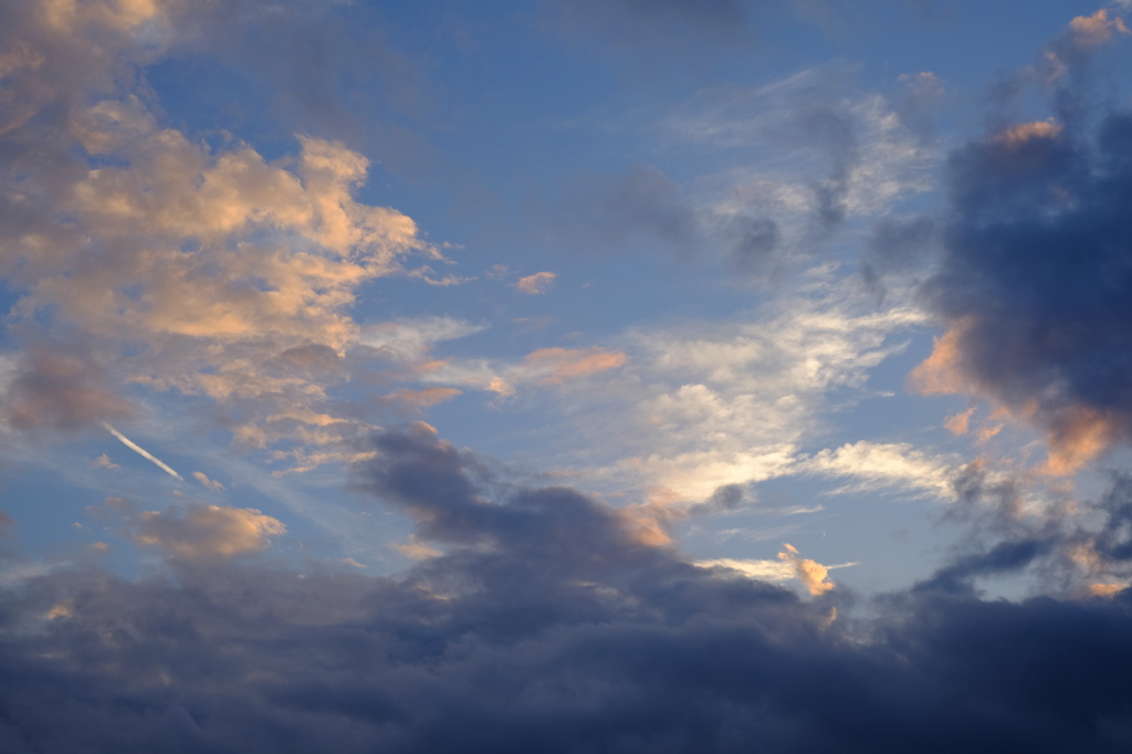 雨上がり夕焼け