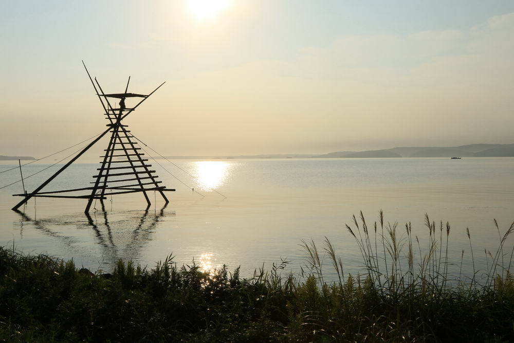 ボラ待ちやぐら（能登穴水町根木）