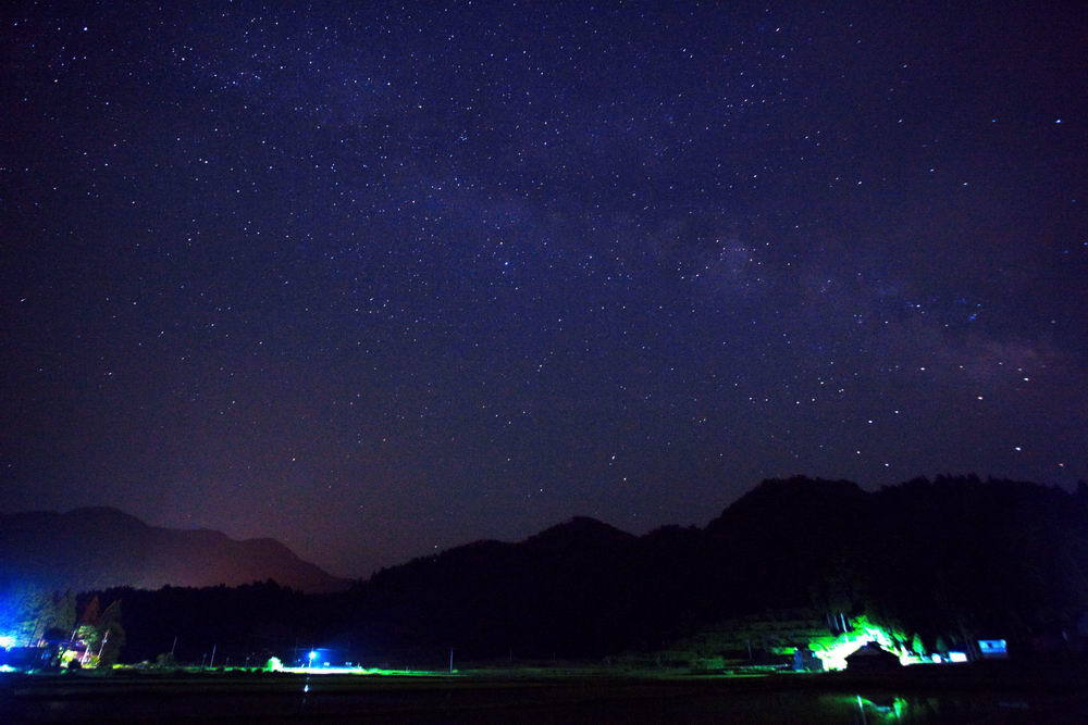 季節外れの天の川