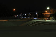 雪夜景
