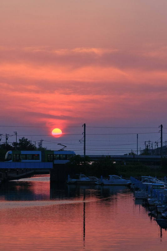 日没のポートラム