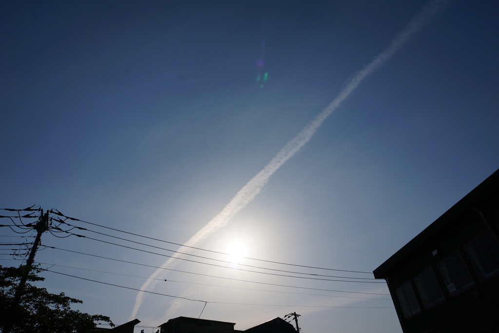 ふと空を見上げて　5月24日午後5時