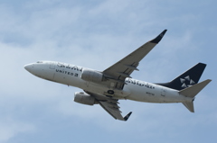 ＵＮＩＴＥＤ　Ｂ７３７　　スタアラ塗装