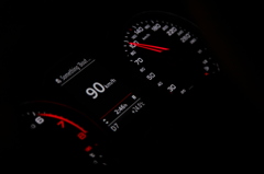 夜のアウディ　A3