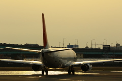 福岡空港　夕景１