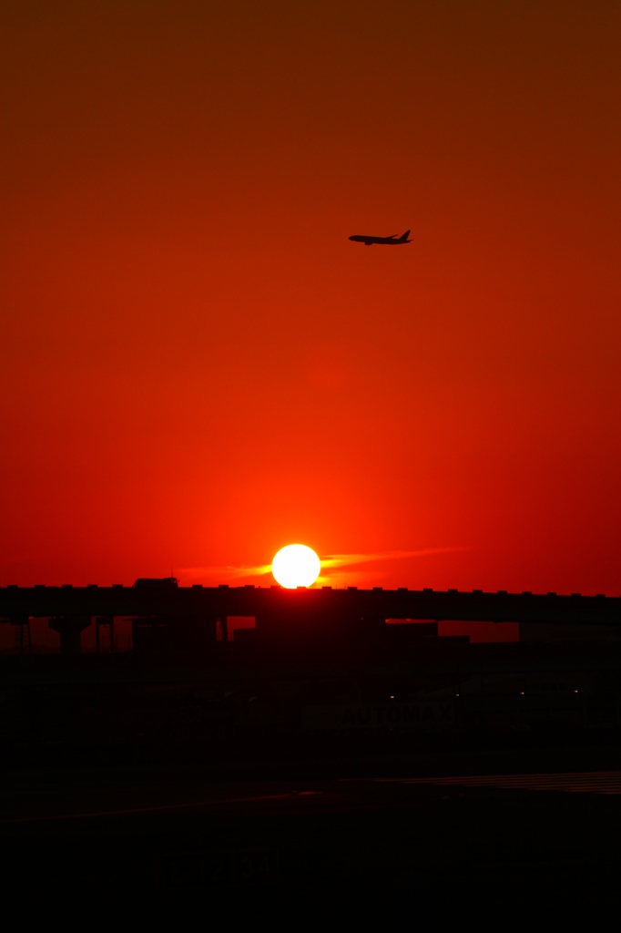 夕日